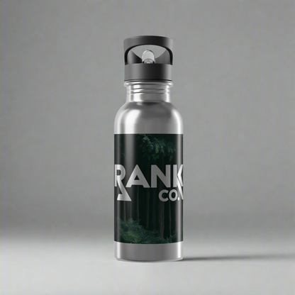 Eco-Friendly 20oz Stainless Steel Water Bottle with Straw