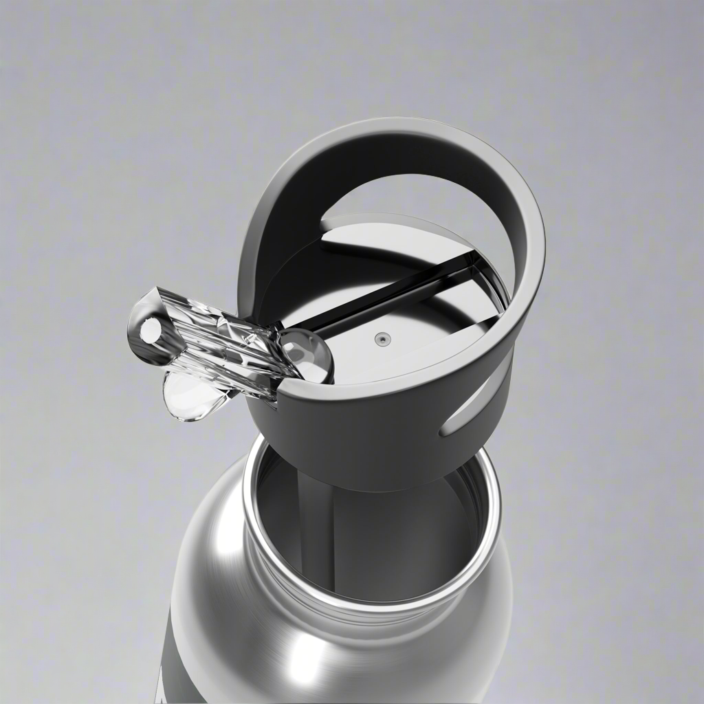 Eco-Friendly 20oz Stainless Steel Water Bottle with Straw