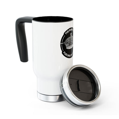Stainless Steel Travel Mug - Fueling Passion With A Handle, 14oz