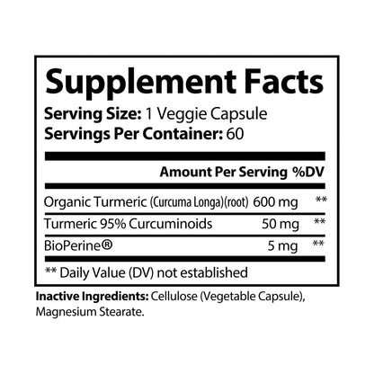 Turmeric with BioPerine® (Black Pepper Fruit Extract)